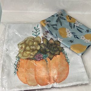 Two Decocrated pillow cases
